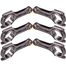 Jy79bp Maxpeedingrods 4340 Steel H-beam Connecting Rod Set For Audi / Vw Vr6 Golf Corrado 2.8 2.9