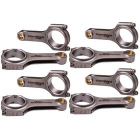 K58jo7 Maxpeedingrods 8x Forged 4340 Connecting Rods For Chevy Small Block V8 Sbc 5.700 Inch 2.100 .927