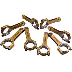 Maxpeedingrods Koj168 Titanizing H-beam 4340 En24 Connecting Rods For Toyota Lexus 1ur 3ur 4.6 / 5.7