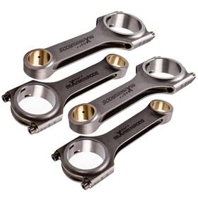 L6g1ni Maxpeedingrods 4340 Forged H-beam Connecting Rods 144mm Fit Vw 1.9l Tdi Pd90 Pd100 Pd115 1.992 Inch