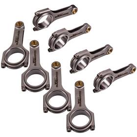 Maxpeedingrods L9awki H-beam Connecting Rods For Chevy Small Block 6.125 Inch 2.100 .927 Arp 8740 7/16