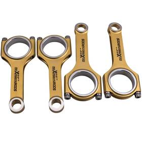Ml3q89 Maxpeedingrods Titanizing Connecting Rods Arp Bolts For Vw Audi A3 A4 A6 S4 Tt 1.8 Turbo 0.748 Inch