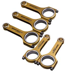 Myc7uv Maxpeedingrods Titanizing Connencting Rods Arp 2000 For Audi Rs2 2.2l Turbo 5cyl 144/20mm