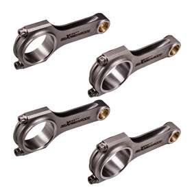 N4mblv Maxpeedingrods 4x Forged H-beam Connecting Rod Arp Bolt Set For Toyota 5efe Corolla Paseo 800hp