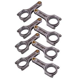 N7x0zc Maxpeedingrods Forged Connecting Rods For Chevy Small Block Sbc 6.100 Inch 2.225 .945 Arp 7/16