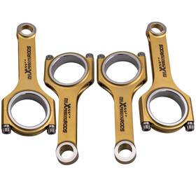 Ntp6v5 Maxpeedingrods Titanized Connecting Rods Conrod For Audi Vw Golf Gti 1.8t 225 2.0 16v 20v