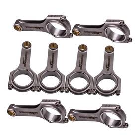 Ny4ukp Maxpeedingrods 8x H-beam Connecting Rods Arp 8740 For Chevy Small Block 6.125 Inch 2.100 .927