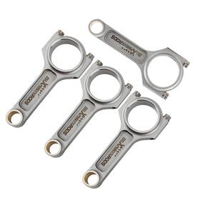 O0f4u1 Maxpeedingrods 4x I-beam Connecting Rod Rods For Subaru Impreza Wrx Sti Ej20 Ej22 Ej25 5.137 Inch