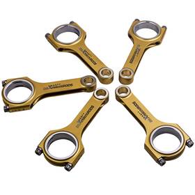 O5jqa4 Maxpeedingrods Connencting Rods Conrod For Audi Rs2 2.2l Turbo 5cyl 144mm Titanizing Arp