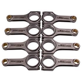 Ocs8fz Maxpeedingrods Forged Connecting Rods For Chevy Small Block Sbc 6.100 Inch 2.225 .945 Arp 7/16