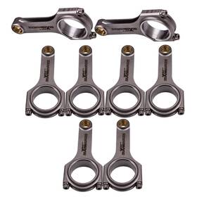 Qa5ifh Maxpeedingrods 4340 H-beam Connecting Rods Arp 8740 For Chevy Chevrolet Small Block 6.125 Inch