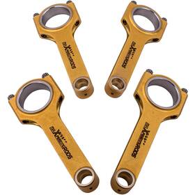 8nr-fts Maxpeedingrods Qszub2 Titanizing Forged 4340 Connecting Rods Bolts For Toyota Nr 1.2t 149.2mm