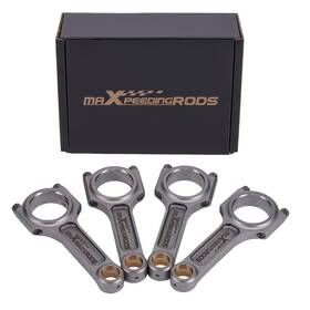Qxvn50 Maxpeedingrods 4x I-beam Forged Connecting Rods Conrods For Honda Civic Crx D16 D Series 137mm