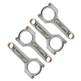 Qzh38k Maxpeedingrods I-beam Connecting Rods Conrods For Subaru Impreza Wrx Sti Ej20 Ej22 Ej25 130.5mm