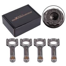 S5vhy8 Maxpeedingrods 4pcs I-beam Connecting Rods For Subaru Impreza Wrx Sti Ej20 Ej22 Ej25 130.5mm