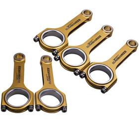 Smayq6 Maxpeedingrods 6x H-beam Connecting Rods Conrods For Volvo 850 C70 T5 2.3l With Arp 2000 Bolts Smayq6 Maxpeedingrods 6x H-beam Connecting Rods Conrods For Volvo 850 C70 T5 2.3l With Arp 2000 Bolts