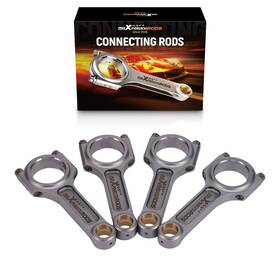 V0qef6 Maxpeedingrods I-beam Connecting Rod Rods For Audi Vw Golf Gti 1.8t 2.0l 16v 20v 4cyl 0.787 Inch