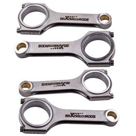 V5ik9s Maxpeedingrods 4x H-beam Connecting Rods Fit For Audi A3 A4 A6 S4 Tt 1.8 Turbo Pin 19mm Taper