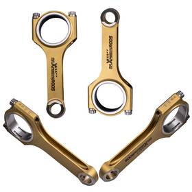 Vjofm5 Maxpeedingrods Titanizing Connecting Rods Arp For Audi Vw Golf Gti 1.8t 225 2.0 16v 144/19mm