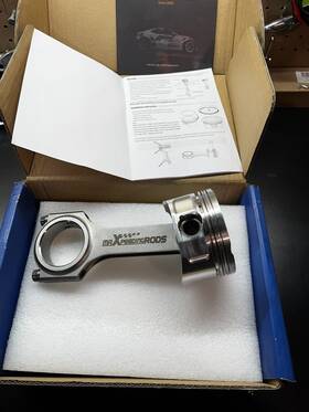 Vpm9g8 Maxpeedingrods Cp Carrillo Piston Set Bmw M50 M52 M54 3.0l Forged H-beam Rods 5.315 Inch Upgrade