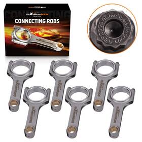 Vry87e Maxpeedingrods Steel 4340 En24 Connecting Rods Arp Bolt For Nissan Fj20 Skyline Dr30 Silvia S12