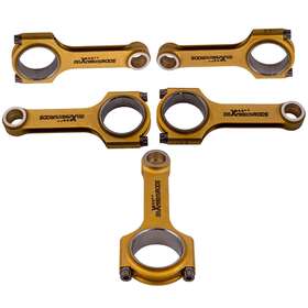 Wacu9h Maxpeedingrods 5pcs H-beam Connecting Rods Conrods For Volvo 850 C70 T5 2.3l With Arp 2000 Bolts