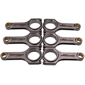 Wn7heu Maxpeedingrods Forged Connecting Rods For Vw Golf R32 Audi A3 3.2l Vr6 24v 164 / 84mm Arp 2000