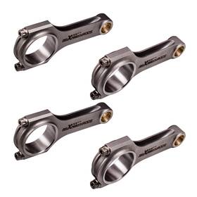 X1p5q3 Maxpeedingrods 4x 4340 Forged Steel H-beam Connecting Rods Arp Bolts For Vw Golf Mk2 1.6l 136mm