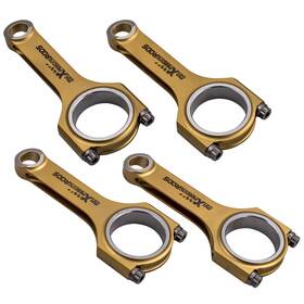 Xbrw8z Maxpeedingrods Titanized Connecting Rods Arp 2000 For Vw 1.9l Tdi Pd90 Pd100 Pd115 144mm