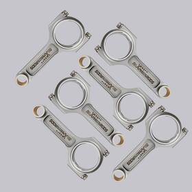 Xf30aj Maxpeedingrods 6pcs I-beam Connecting Rods Conrods For Bmw 5 Series E36 E46 72-81 Saloon 528i