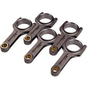 Xubkm4 Maxpeedingrods 5pcs Forged H-beam Connecting Rods Arp 2000 Bolts For Volvo S60 R 2.5l 5.630 Inch