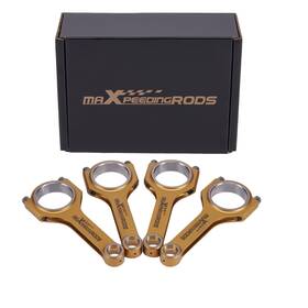 Y2qlni Maxpeedingrods 4x Titanizing Connecting Rods Bolts For Honda Civic Crx Acura Integra D16 800 Hp