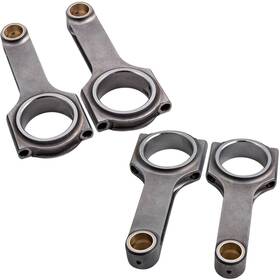 Y5xsbc Maxpeedingrods 5140 Forged H-beam Connecting Rods For Honda Acura Civic Crx D16 D Series 5.394 Inch