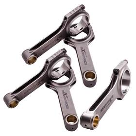 Yabt85 Maxpeedingrods Forged H-beam Connecting Rods 3/8 Inch Bolts For Audi Rs2 2.2l 5cyl 144mm