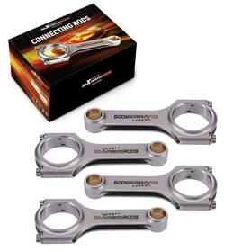 Maxpeedingrods Yrmd5l 4340 En24 Forged Steel H-beam Conrods 4x For Triumph Spitfire 1500 Late 1300