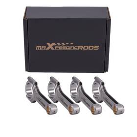 Yt6mde Maxpeedingrods H Beam Connecting Rods Set For Honda Integra Ls Crv B18 B18a B18b B20 5.394 Inch