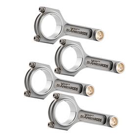 Z5of6a Maxpeedingrods I-beam Forged 4340 En24 Connecting Rods For Acura Integra B18a Rs/ls/gs 1.8