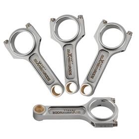 Z6xse7 Maxpeedingrods 4pcs I-beam Connecting Rods For Honda Acura B18c1 B18c5 Gsr Integra R 5.433 Inch