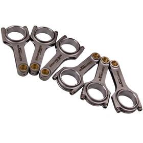 Zbli7t Maxpeedingrods Forged Connecting Rods Arp Bolts For Nissan Gts Gtr R32 R33 R34 Rb25 Rb26 New