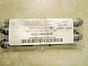 Med-1603-srb Med-engineering Austin Mini 850 Cooper Arp Steel Connecting Rod Bolt Set By
