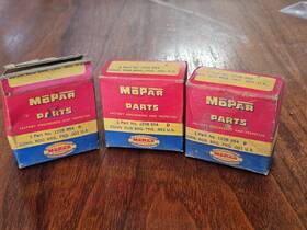 1238-554 Mopar Connecting Rod Bearings .001 U.s. Lot Of 3 Nos 1238 554 1942-1950