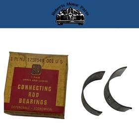 1238549 Mopar Nos Connecting Rod Bearing Pair .001 Undersized 1933-41 Plymouth 6 Cyl #1238549