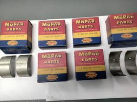 1238558 Mopar Nos Set Of 6 Connecting Rod Bearings Std 37-54 Desoto Chrysler 6cyl