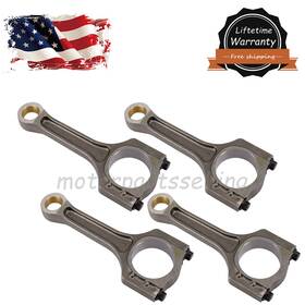 Motorpartsselling 606278428708 4x Turbo Connecting Rods For 2.0l Hyundai Genesis Santa Fe Kia Optima Sorento