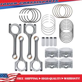 Tsp170520s Munirater New Connecting Rod And Piston Ring Set Fit For 1.8l L4 2012-2016 Hyundai Elantra