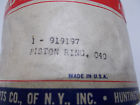 919197 Nos Usa Head Ring Set Jeep Willys 0.40 Cj-3b Piston
