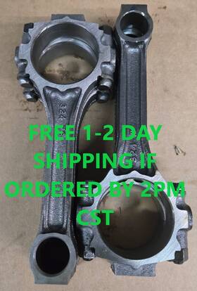 10042989 Oem 4x Connecting Rod 2.5 151 Gm Amc Iron Duke 1977-86 Early Forg# 324