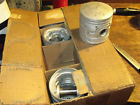1945ish Opened Aluminum Box Ford 8 Stock Pistons