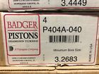 P404a-40 Chevrolet Badger Pistons Year Item Displacement