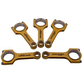 51tzj2 Perfect Fit Maxpeedingrods Titanizing Connecting Rod And Arp 2000 Bolts For Volvo 850 C70 T5 2